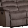 Two Piece Indoor Brown Microsuede Five Person Seating Set - Image 6