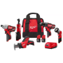 M12 12V Lithium-Ion Cordless Tool Combo Kit (5-Piece) with Dual 1.5 Ah Batteries, Charger, and Carrying Bag - Image 14
