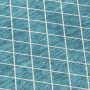 8' X 10' Teal Blue And Ivory Geometric Washable Indoor Outdoor Area Rug - Image 5