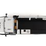 CAT Caterpillar CT660 Auto-Crane Titan 85 Truck with Miller EnPak White "Transport Series" 1/50 Diecast Model by Diecast Masters - Image 2