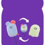 Haunted Hideaway: Interactive Ghost Mouse Plush Toy With Food-Hiding Feature - Image 3