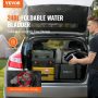 VEVOR Portable Water Storage Bladder 63.4 Gal PVC Collapsible Water Tank Black - Image 2