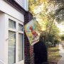 Vizsla Spring Path House Flag - Image 2