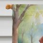 Vizsla Spring Path House Flag - Image 3