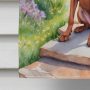 Vizsla Spring Path House Flag - Image 4