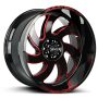 M07 Gloss Black Candy Red Milled - Image 1