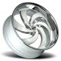 Retro 6 Gloss White Milled Stainless Steel Lip - Image 2