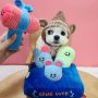 Haunted Hideaway: Interactive Ghost Mouse Plush Toy With Food-Hiding Feature - Image 4