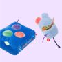 Haunted Hideaway: Interactive Ghost Mouse Plush Toy With Food-Hiding Feature - Image 2