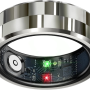 Smart Ring Health Tracker, Sleep Tracker Ring with Heart Rate, Waterproof Fitness Ring for Activity Monitoring/Steps/Distance/Calories,Air Gestures,Up to 7Day Battery,For Ios Android(Stylish Silver#8) - Image 2
