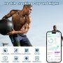 Smart Ring Health Tracker, Sleep Tracker Ring with Heart Rate, Waterproof Fitness Ring for Activity Monitoring/Steps/Distance/Calories,Air Gestures,Up to 7Day Battery,For Ios Android(Stylish Silver#8) - Image 4