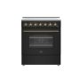 Forno Appliances - 30 in. Wide 5 Elements Paolo 4.38 cu. ft. Freestanding Electric True Convection Range with Warming Zone - Black - Image 1