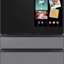Samsung - 36 in. Wide Bespoke 29 cu. ft. 4-Door French Door Refrigerator with AI Family Hub+ - Charcoal Glass & Stainless Steel - Image 1