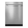 JennAir - 24" Top Control Built-In Dishwasher with Precise Fit 3rd Rack for Cutlery with Plasma Coating, 39 dBA - Stainless Steel - Image 1