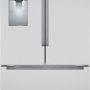 Bosch - 100 Series 36 in. Wide 21.6 Cu. Ft. French Door Bottom Freezer Counter-Depth Smart Refrigerator with External Water - Stainless Steel - Image 1