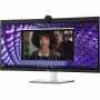 Dell - 34.1" IPS LED Curved 60Hz Monitor with HDR (USB, HDMI) - Black/Silver - Image 1