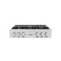ZLINE - 36 in. Wide 6 Burner Legacy Gas Rangetop withPorcelain Cooktop in Stainless Steel (RT36) - Stainless Steel - Image 1