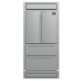 Forno Appliances - Moena 19.2 Cu. Ft. French Door Counter-Depth Refrigerator with Modern Decorative Grill - Stainless Steel VCM - Image 1