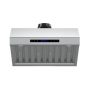 Forno Appliances - 30 inches - Externally Vented - Wall Range Hood - Silver - Image 1