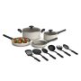 Bella - 12-Piece Ceramic Nonstick Cookware Set - Oatmilk - Image 1