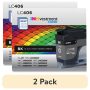 (2 pack) Brother Genuine LC406BKS INKvestment Printer Ink, 3,000 Page-Yield, Black - Image 1