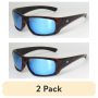 (2 pack) Ozark Trail White River Sports Fishing Polarized Sunglasses - Image 1