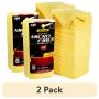 (2 pack) Platinum Series Heavy Duty Multi-Purpose Microfiber Detailing Towels, 40 Pack, Yellow - Image 1