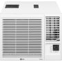 LG - 330 sq. ft. 7,600 BTU 115-Volt Window Air Conditioner with Cool, Heat and Wi-Fi Control - White - Image 1