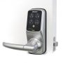 Lockly - Model 6S Latch Lever Smart Lock with Touchscreen/Key Access/Auto Lock/ App Control - Satin Nickel - Image 1