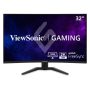 ViewSonic - VX3228C-2K 32" QHD 180Hz 0.1ms FreeSync Curved Gaming Monitor (HDMI, DisplayPort) - Black - Image 1