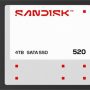 SANDISK - 4TB 520 Internal SATA SSD, 2.5”/7mm, up to 560 MB/s read speeds - Image 1