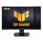 ASUS - TUF Gaming 24" FHD VA 180Hz 1ms Curved Gaming Monitor with AMD FreeSync (DisplayPort, HDMI) - Black - Image 1