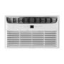 Frigidaire - 230V 10,000 BTU 450 Sq. Ft. In Wall Air Conditioner with 10,600 BTU Supplemental Heater - White - Image 1