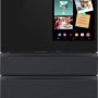 Samsung - 36 in. Wide Bespoke 23 cu. ft. Counter Depth 4-Door French Door Refrigerator with AI Family Hub+ - Charcoal Glass & Black/Charcoal - Image 1