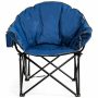 Folding Camping Moon Padded Chair with Carrying Bag - Image 1