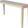 International Concepts Shaker Console Sofa Table, Entryway, 72-Inch Long, Solid Parawood, Unfinished - Image 1