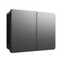 Storm Shell - Deluxe Weatherproof 55” Outdoor TV Enclosure with Full Motion TV Mount Included - Black - Image 1