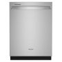 Whirlpool - 24" Top Control Built-in Stainless Steel Tub Dishwasher with 3rd Rack, Water Repellent Silverware Basket, 41 dBA - Stainless Steel - Image 1