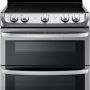 LG - 7.3 Cu. Ft. Freestanding Double Oven Electric Range with EasyClean and ProBake Convection - Stainless Steel - Image 1