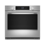 KitchenAid - 27" Smart Built-In Electric Single Wall Oven with Assisted Cooking Modes - Stainless Steel - Image 1