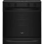Whirlpool - 30 in. Wide 5 elements 5.3 cu. ft. Slide-In Electric Range with No Preheat and Slow Cook Modes - Black - Image 1