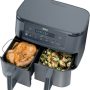 Ninja - Foodi 6-in-1 10qt. XL 2Basket Air Fryer with DualZone Technology & Smart Cook System - Cyberspace - Image 1