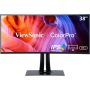 ViewSonic - ColorPro VP3881A 38" LED WQHD Curved Monitor with HDR10 (USB C/HDMI/DisplayPort) - Black - Image 1