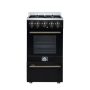 Forno Appliances - 24 in. Wide 4 burner Lamazze 2.05 Cu. Ft. Freestanding Gas Range - Black - Image 1
