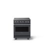 Viking - 30 in. Wide 4 Elements Pro 5 Series 4.7 Cu. Ft. Freestanding Electric Convection Range - Cast Black - Image 1