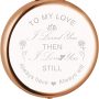 sedmart Wife Gifts from Husband,to My Love Engraved Compact Makeup Mirror,Christmas Birthday for Women,Wife Birthday Gifts - Image 1