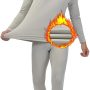 Men’s Thermal Underwear Fleece Lined Base Layer Long Johns Set Top and Bottom Winter Sports Suits - Image 1