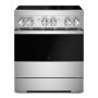 JennAir - 30 in. Wide 4 Elements NOIR 4.1 Cu. Ft. Freestanding Electric Induction Range - Stainless Steel - Image 1