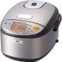 Zojirushi - 3 Cup Induction Heating Rice Cooker - Stainless Steel Brown - Image 1