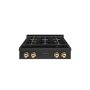 ZLINE - 30 in. Wide 4 Burner Autograph Black SteelParamount Gas Cooktop DuoPro and Gold Accents (PSRTBZ-30-G) - Black Stainless Steel - Image 1